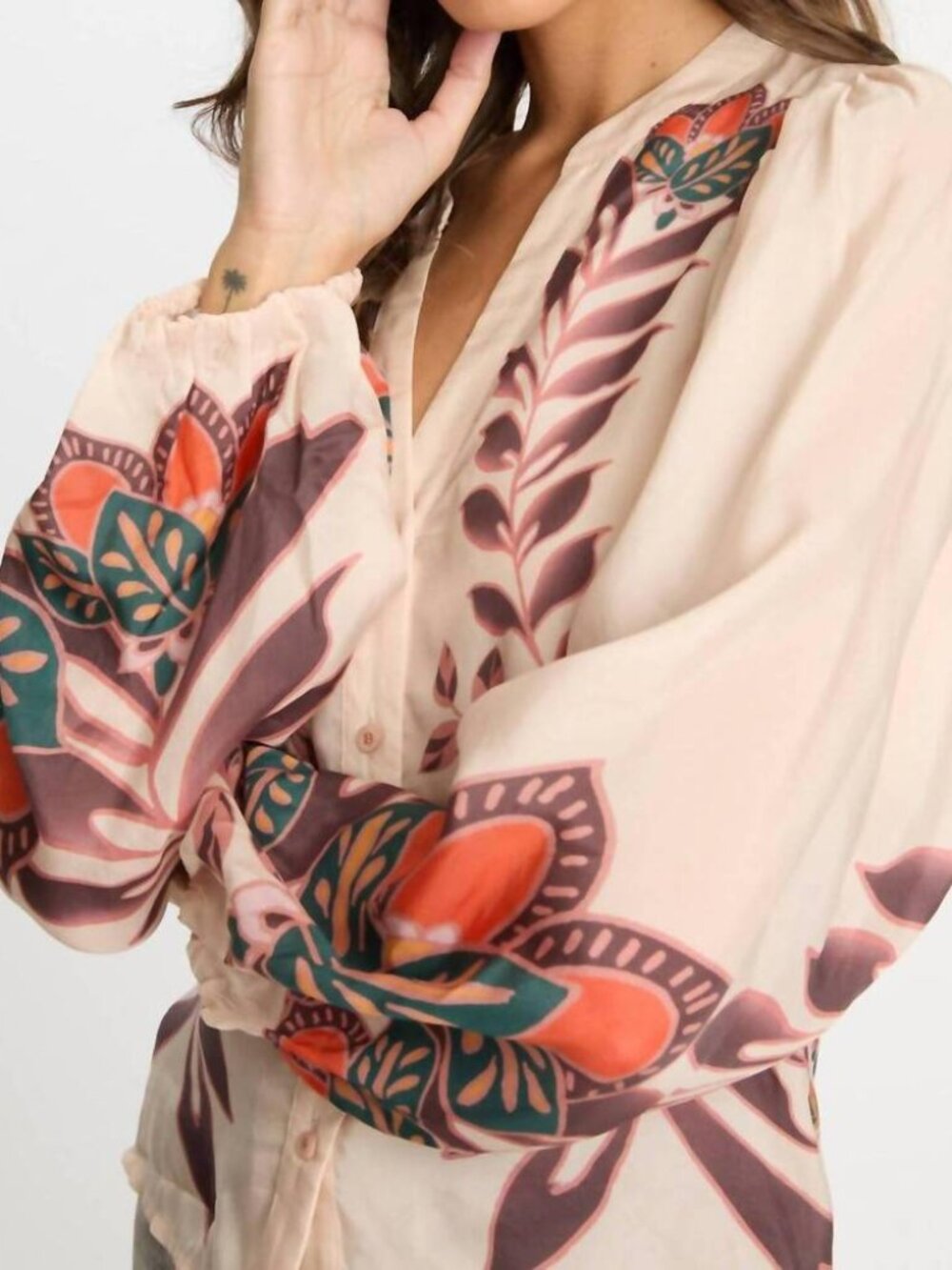 caballero collection selene top in copper orchard